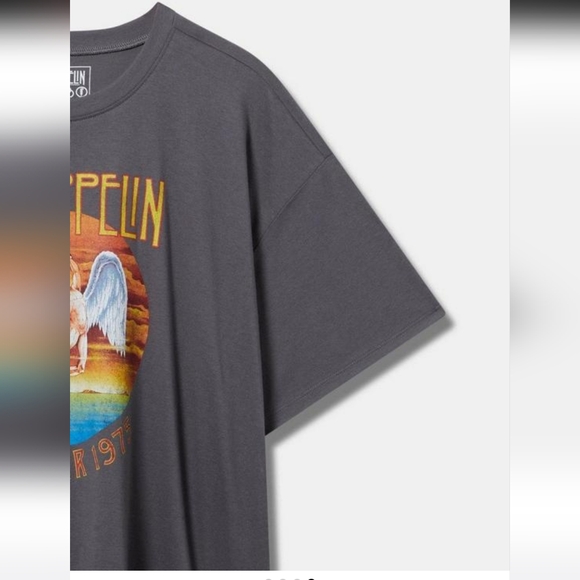 NWT Torrid Led Zeppelin Oversized Graphic T-Shirt - Picture 3 of 9